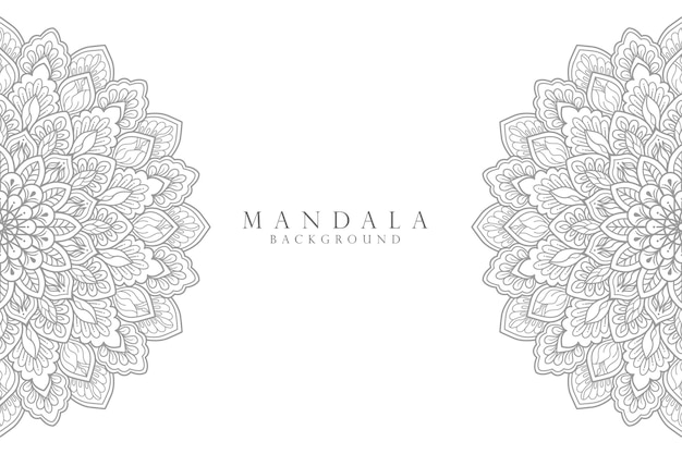 Ornamental Mandala Design Background