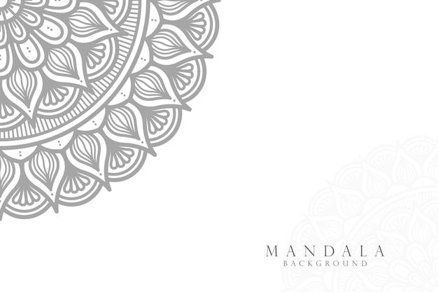 Ornamental Mandala Design Background