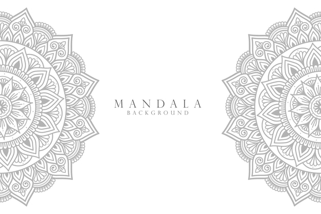 Ornamental Mandala Design Background