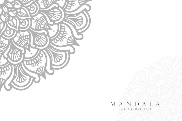 Ornamental Mandala Design Background