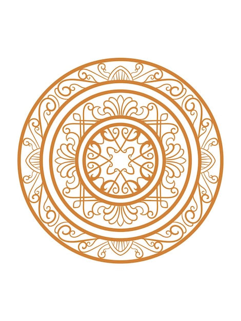 ornamental mandala design background