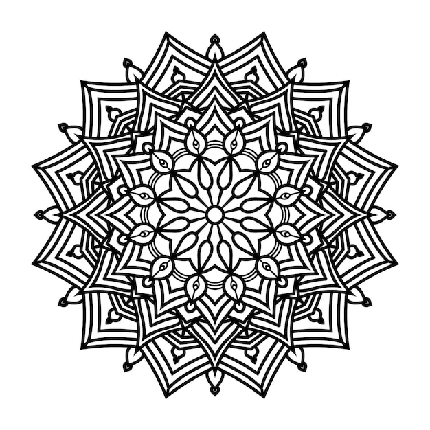 ornamental Mandala illustration Premium Vector