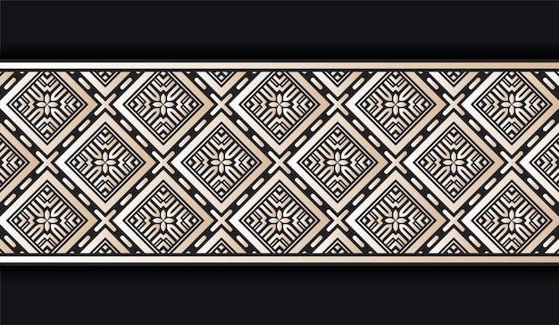 ornamental pattern border Design Template