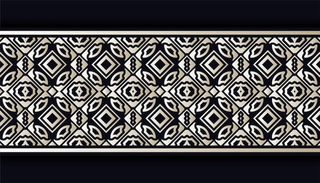 ornamental pattern border Design Template