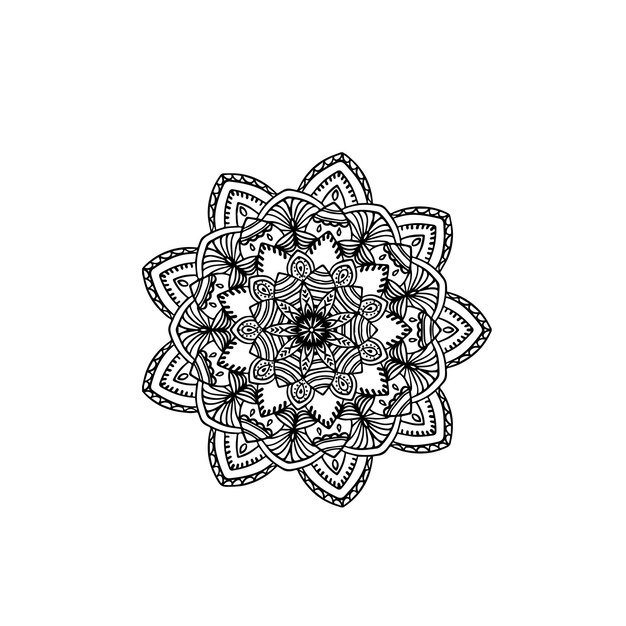 Ornamental pattern mandala luxury12