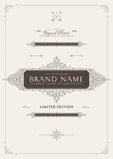 ornamental poster template