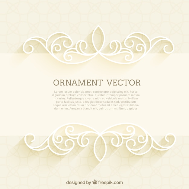 Ornamental template