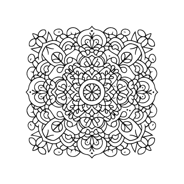 Ornate objects coloring pages Ornate objects outline for coloring book