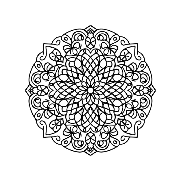 Ornate objects coloring pages Ornate objects outline for coloring book