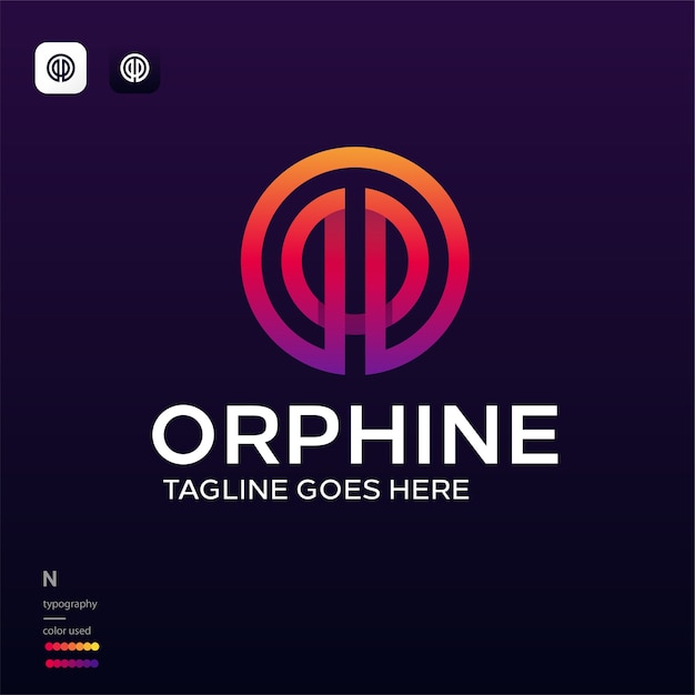 Orphine logo concept