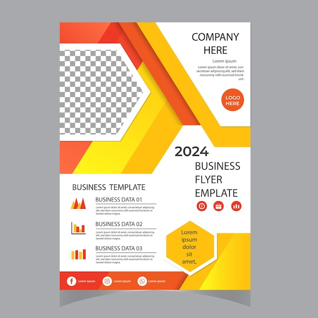 orporate Business Flyer poster pamphlet brochure cover design layout background