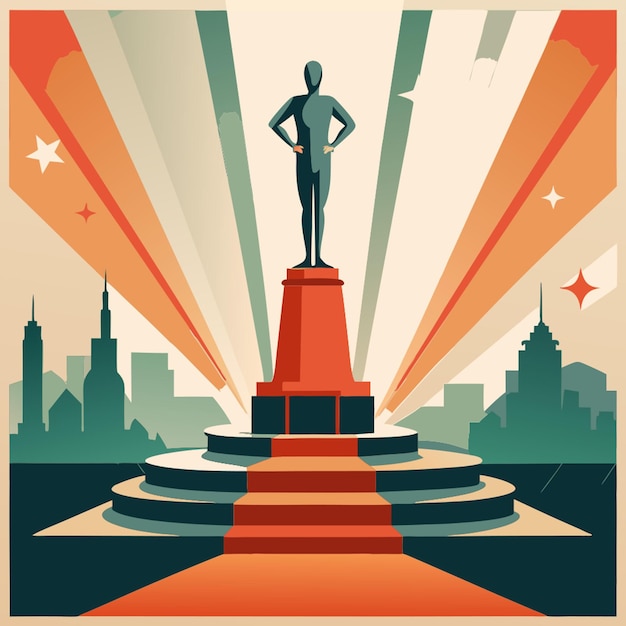 oscars vector illustration flat 2