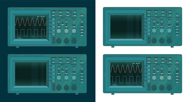 Oscilloscope color drawings