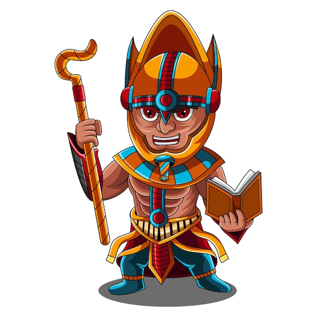 Osiris chibi mascot logo