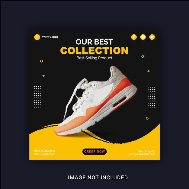 Our Best Collection social media post instagram banner template