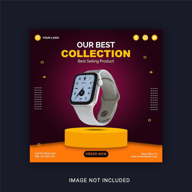 Our Best Collection Social Media Post Instagram Banner Template