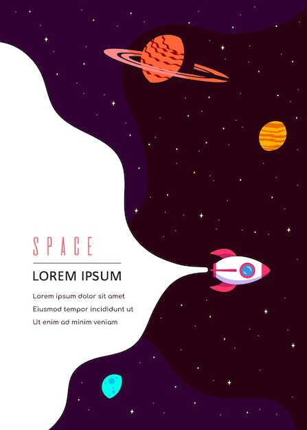 Outer Space, Science, Astronomy and Astrophysich poster