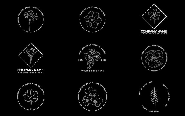 Outline drawing Vectors Flower icon background Floral Rose logo pattern Photos bouquet clipart