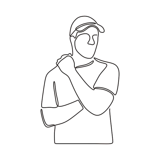 a outline human graphic conceptual draw