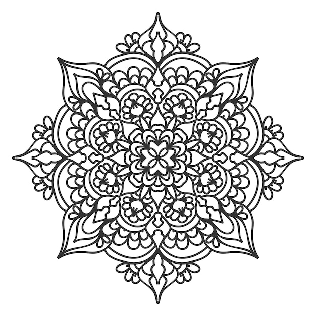 outline mandala