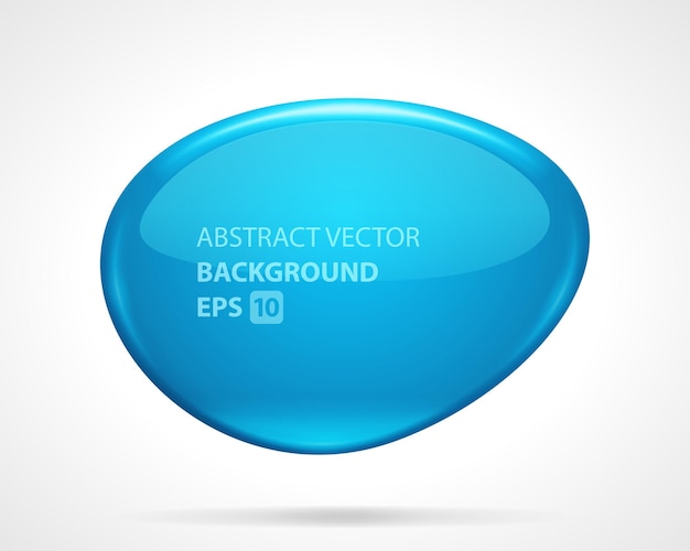 Oval abstract glass   template