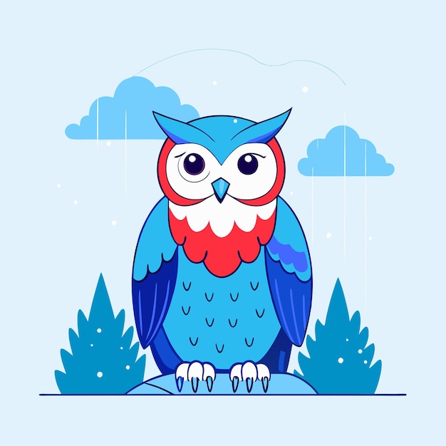 Owl bird Illustration