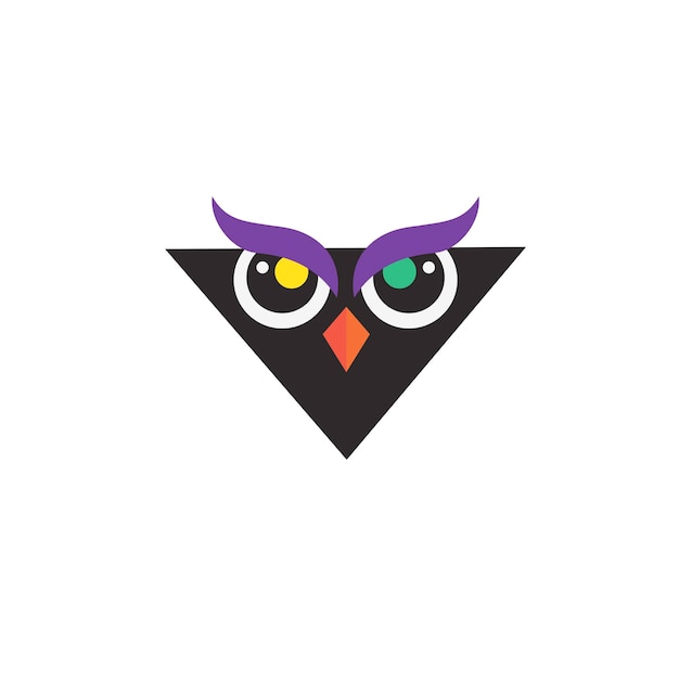 Owl bird logo template vector for business branding