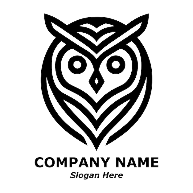 Owl head logo