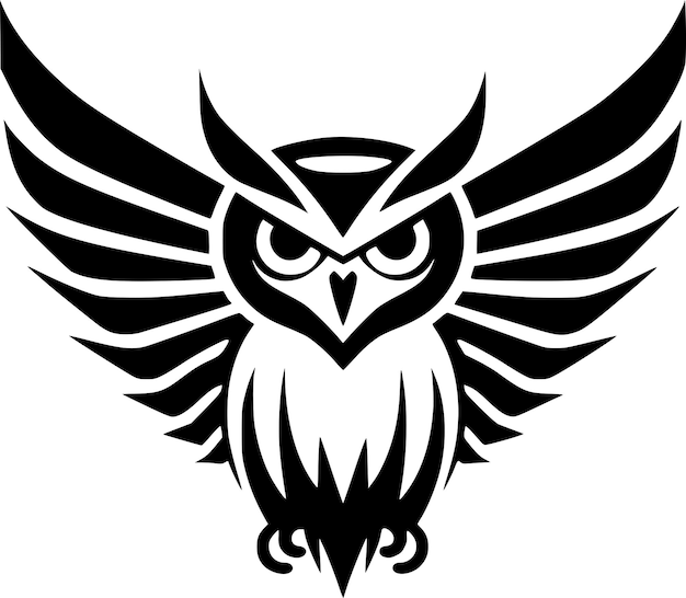 Owl High Quality Vector Logo Vector illustration ideal for Tshirt graphic