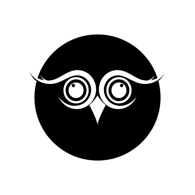 Owl icon vector illustration template design