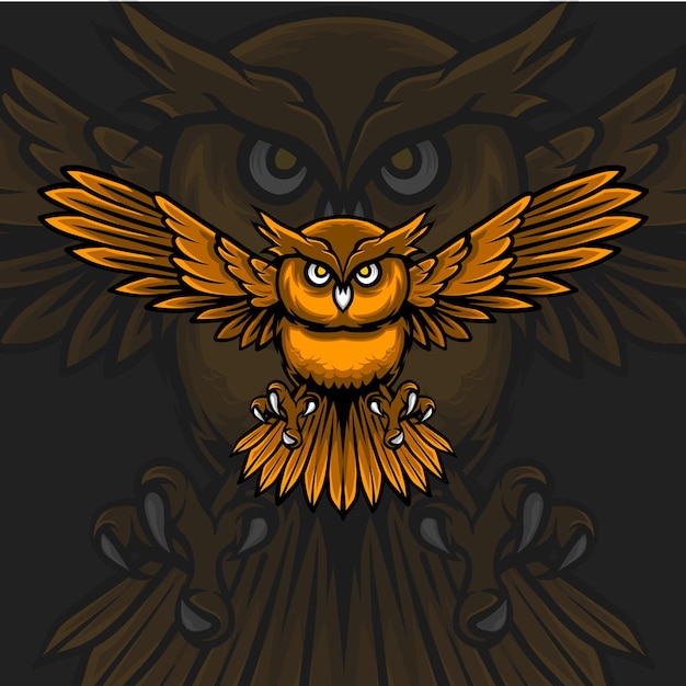 owl logo mascot