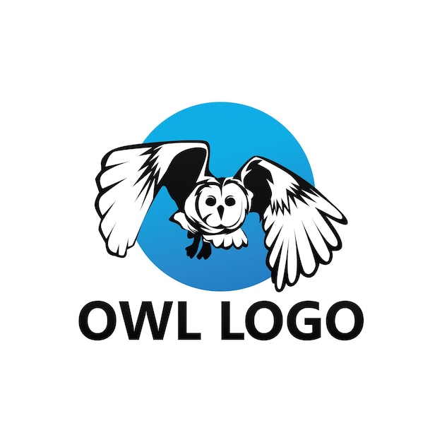 Owl Logo Template Design Vector