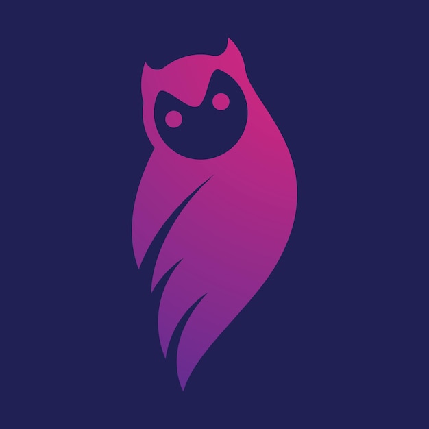 Owl logo vector icon