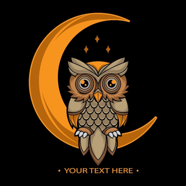 Owl moon logo