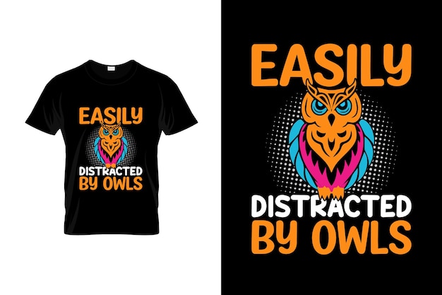 Owl T shirt design