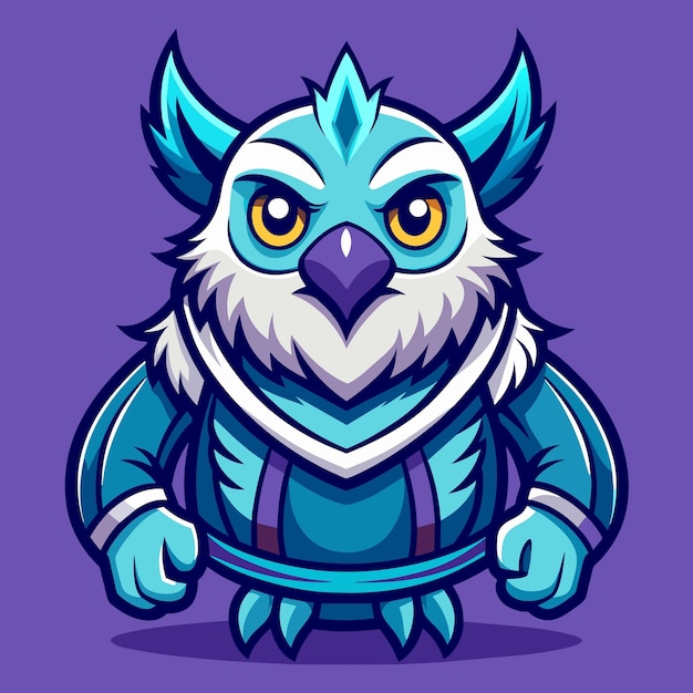 owl twitch mascot logo