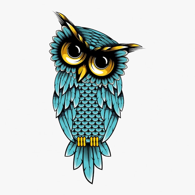 Owl vector design illustration