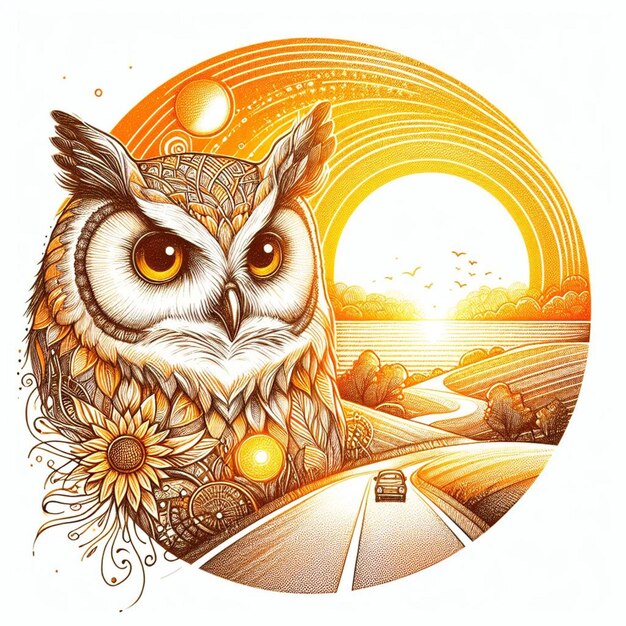 Owl vector illustration