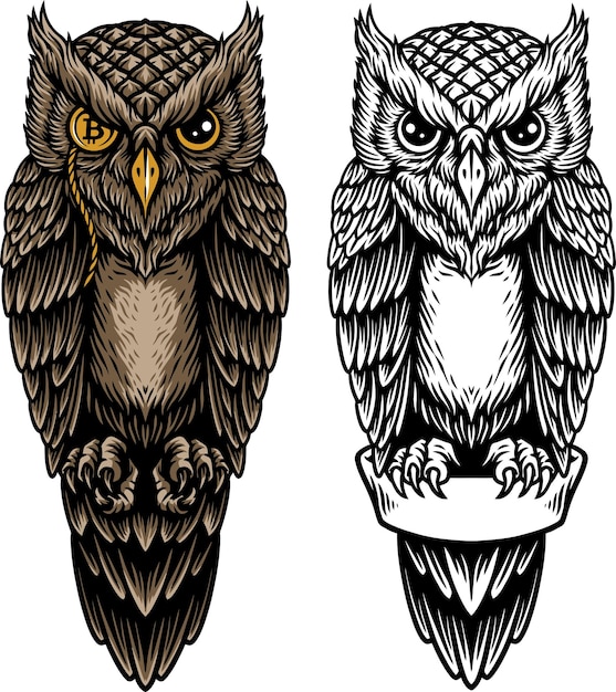 Owl vector