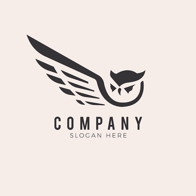 Owl wings logo