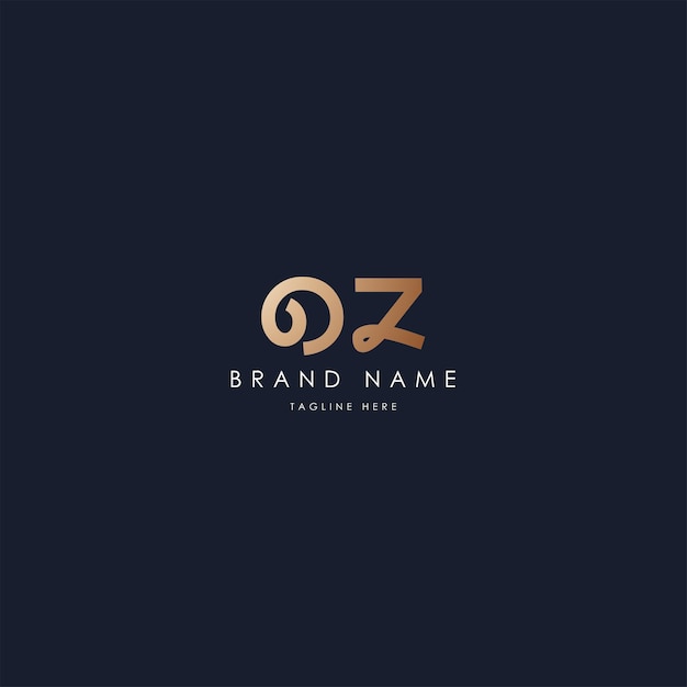 OZ creative and modern vector logo design