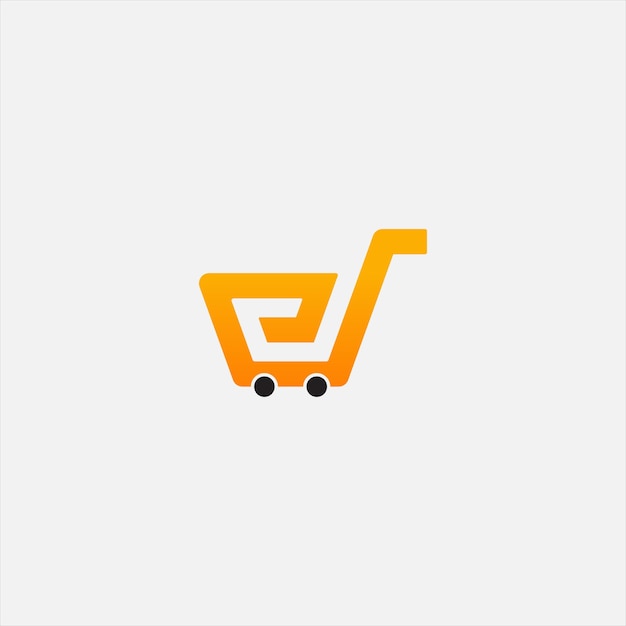 P Letter Logo, Online Shopping Logo.