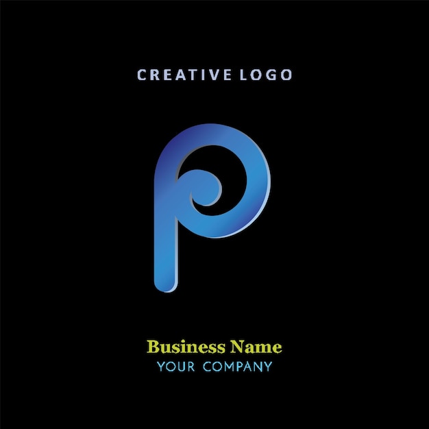 P lettering, perfect for company logos, offices, campuses, schools, religious education