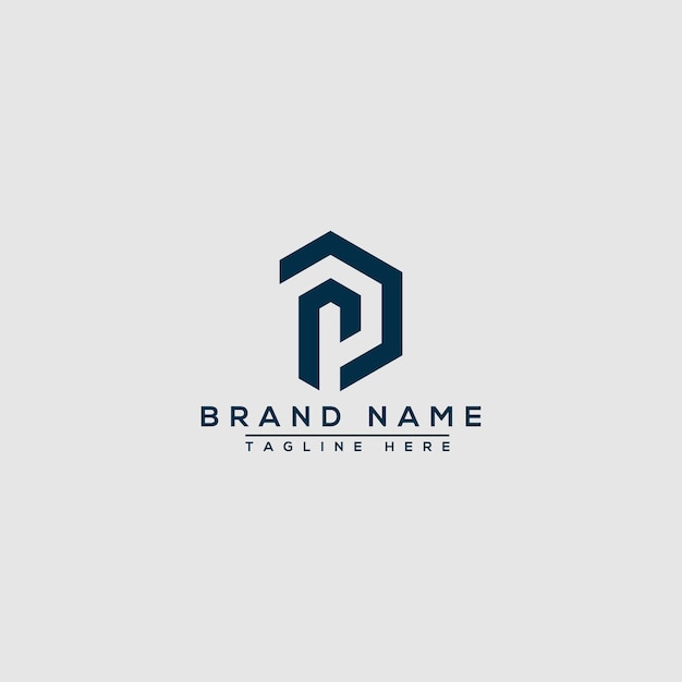 P Logo Design Template Vector Graphic Branding Element