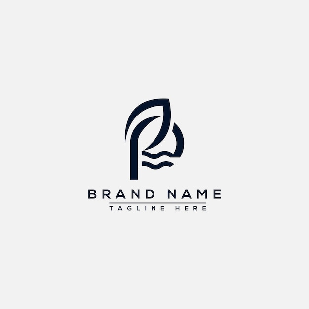 P Logo Design Template Vector Graphic Branding Element