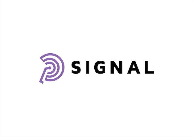 p logo signal icon symbol radar connection internet