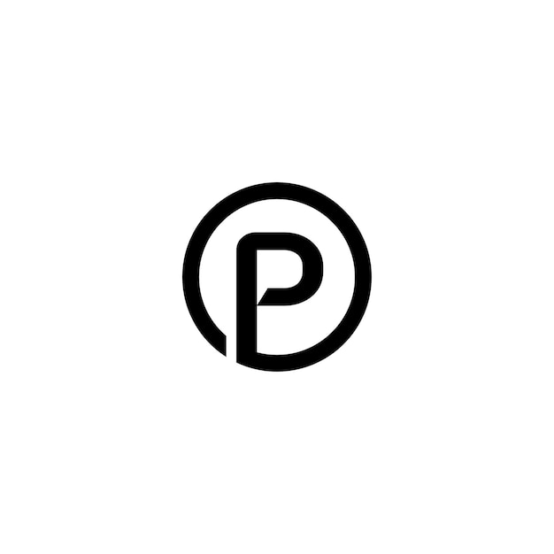 P logo vector