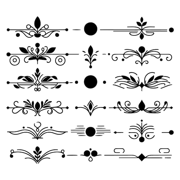 Vector pack of christmas decorative elements