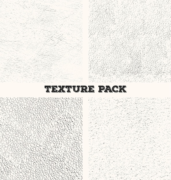 Vector pack of grunge vector texture effect