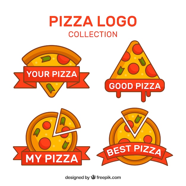 Pack of pizza logos